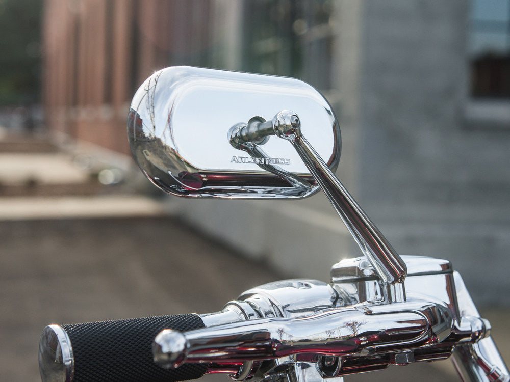 Forged Oval Mirror – Chrome. Fits Right.