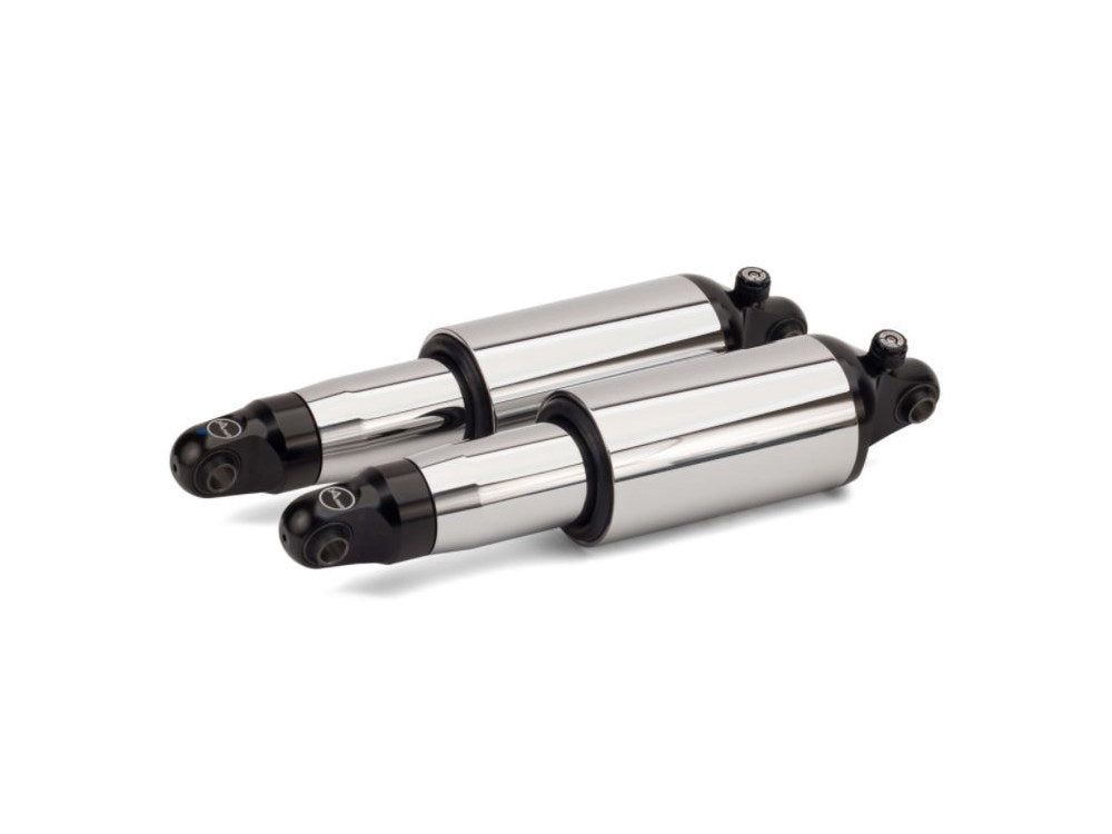 Arnott Adjustable Rear Air Shock Absorbers – Chrome. Fits Touring 2009up.