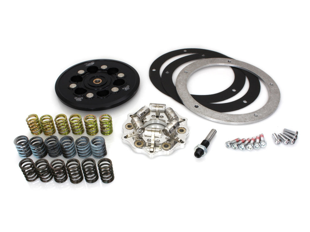Lock-Up Pressure Plate Kit. Fits Most Big Twin 1998-2017, Using OEM Cable Clutch