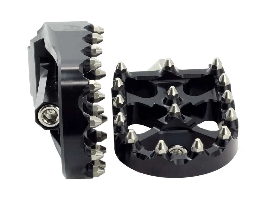 FLO V3 MX Footpegs with HD Male Mount – Black.