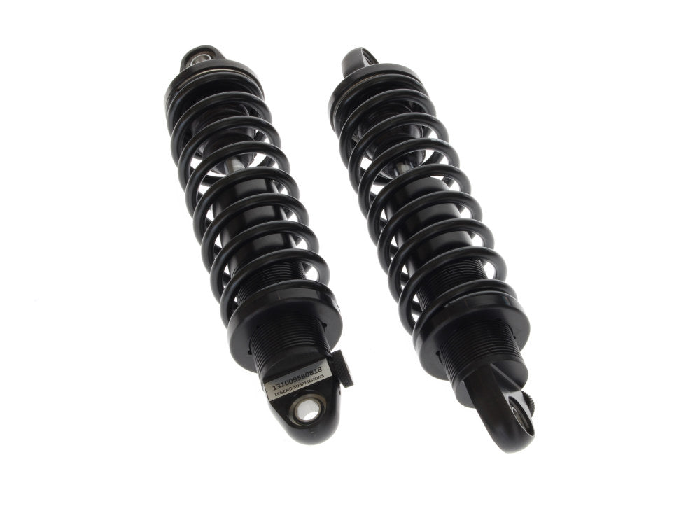 REVO-A Series, 12in. Adjustable Rear Shock Absorbers – Black. Fits Touring 1999up.
