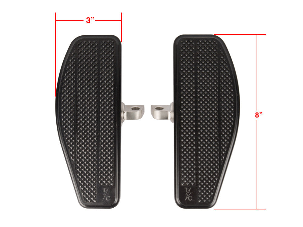 Mini Rider Floorboards – Black. Fits Front on Softail 2018up.