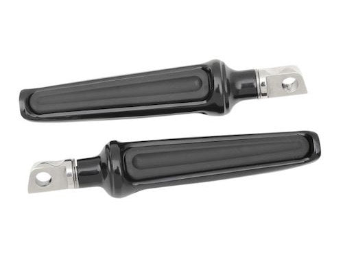 Contour Footpegs with Universal Male Mount – Black.