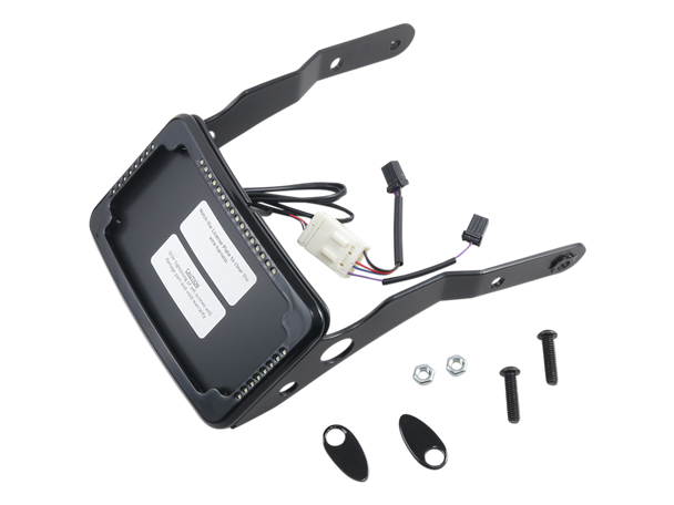 Tail Tidy Fender Eliminator Kit – Black With Run/Turn/Brake And Number Plate Lights. Fits Sportster 883 Iron, Forty-Eight, Seventy-Two & 1200 Nightster 2009up.